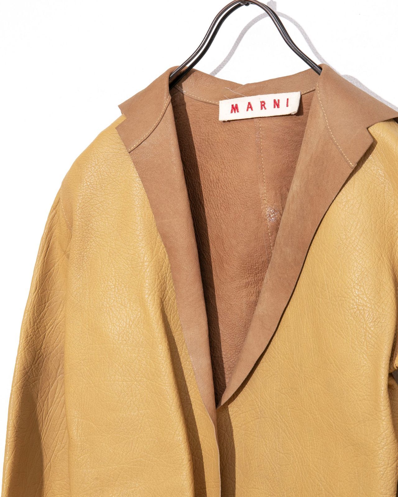 MARNI マルニ ラムレザージャケットHSGIMXB09Y00LA062-00Y40_iD260711