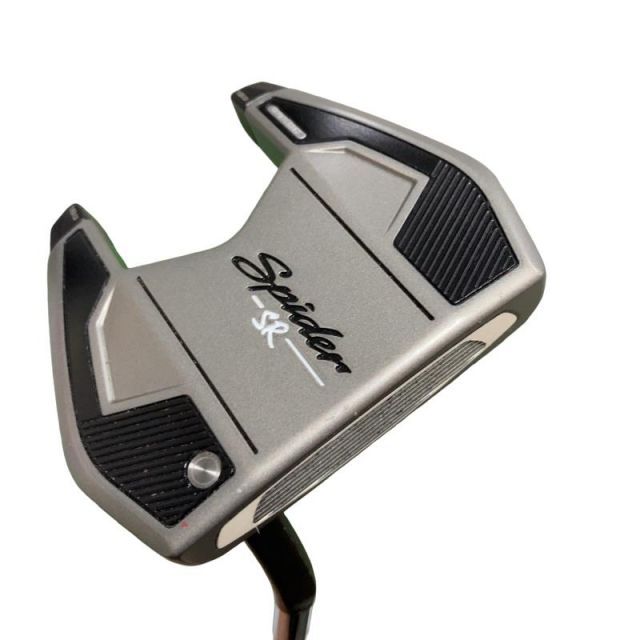 【中古】 テーラーメイド Spider SR PLATINUM/WHITE フローネック 33インチ パター PT スチール (フレックスその他) メンズ 男性用 右利き 右用 Cランク ゴルフクラブ