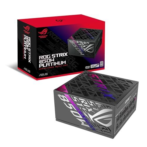 ASUS PSU GPU-FIRST 大型のROGヒートシンク 0dBテクノロジー ATX 3.1 対応 80 PLUSプラチナ認定 850W ROG-STRIX-850P-GAMING 国内正規代理店品i