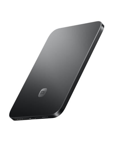 Xiaomi シャオミ UltraThin (5000mAh MagSafe対応 6mm極薄) 急速充電 ワイヤレス充電 マグネット式 薄型 小型 軽量 旅行用 ポケットサイズ iPhone 17 / 16 / 15 / 14 / 13 / 12 シリーズ/i