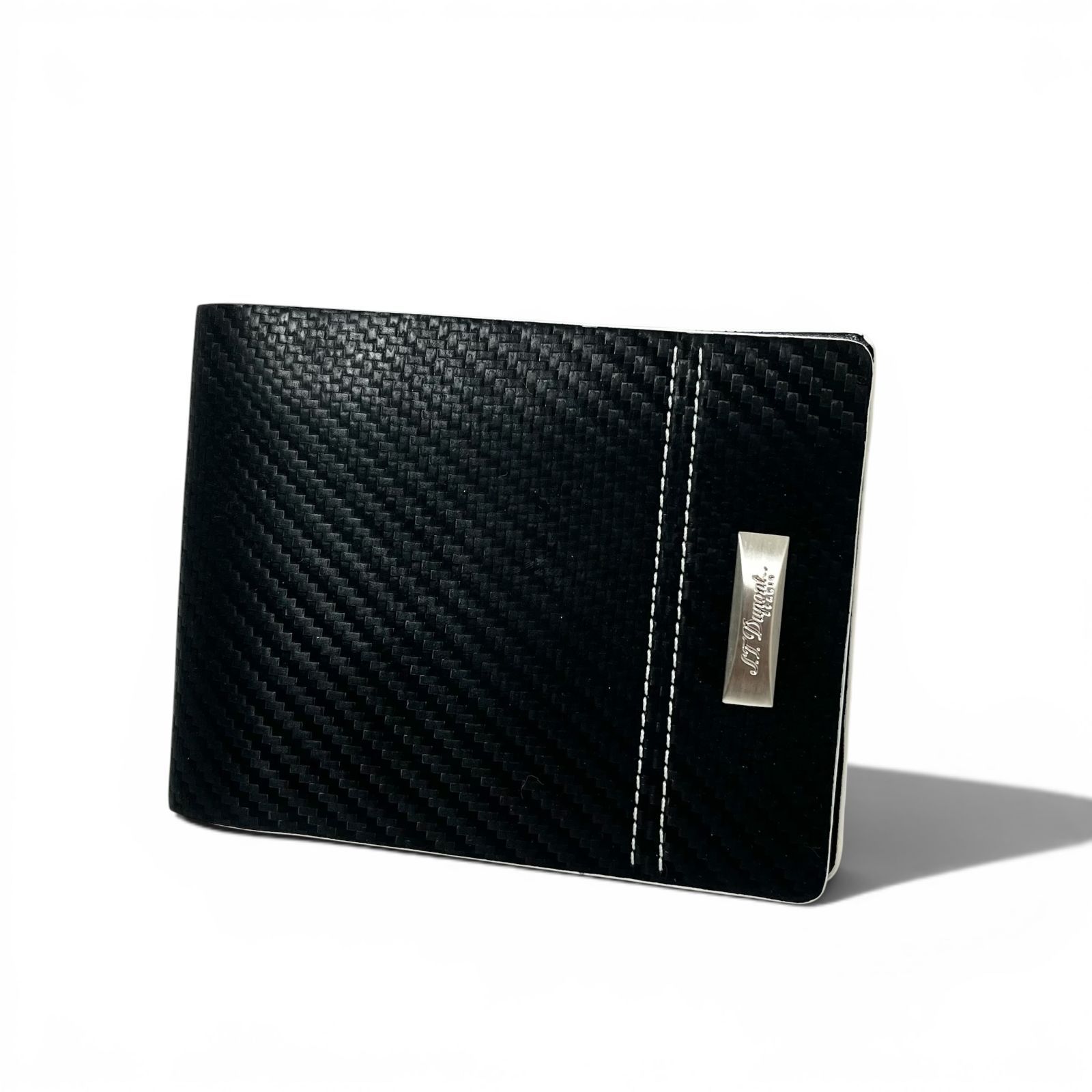 S.T Dupont エス・テー・デュポン 財布 デフィ マクラーレン・コレクション 2つ折り財布　札入れ　ブラック　黒　レザー