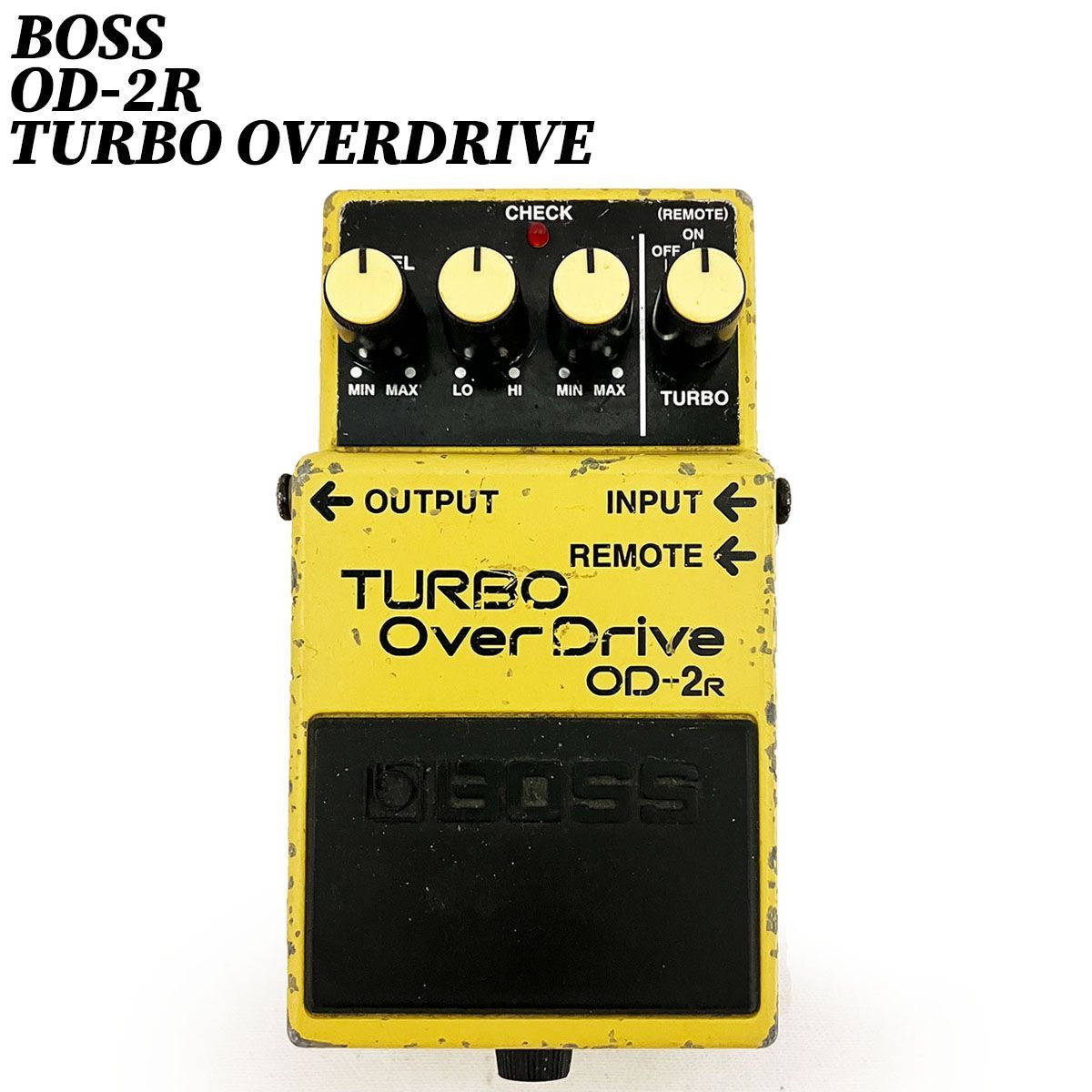 【クーポン】ギター 楽器 機材 ボス ターボ オーバードライブ ギター エフェクター BOSS OD-2R TURBO OVERDRIVE 正規品 中古 完動品 動作確認 ブランド 匿名配送