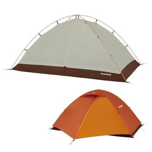 Mont-bell(モンベル) テント クロノスドーム2 オレンジ(GDOG) 2人用テント 1122718GDOG 純正グランドシート別売★m 9c508201