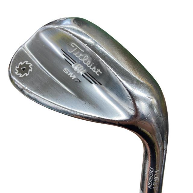 【中古】 タイトリスト VOKEY SPIN MILLED SM7 ツアークロム 58°/08°M ウェッジ WG Dynamic Gold (フレックスS) メンズ 男性用 右利き 右用 Cランク ゴルフクラブ