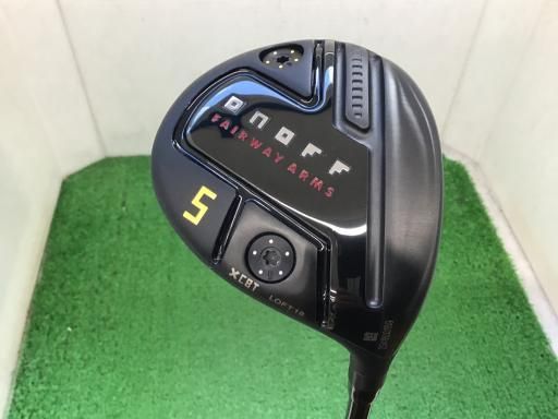 【中古】 ダイワ(グローブライド) ONOFF ARMS(2024) KURO 5W フェアウェイウッド FW 純正特注シャフト (フレックスその他) メンズ 男性用 右利き 右用 Cランク ゴルフクラブ