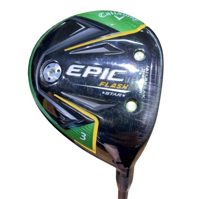 【中古】 キャロウェイ EPIC FLASH STAR 3W フェアウェイウッド FW Speeder EVOLUTION for CW(フェアウェイ) (フレックスR) メンズ 男性用 右利き 右用 Cランク ゴルフクラブ