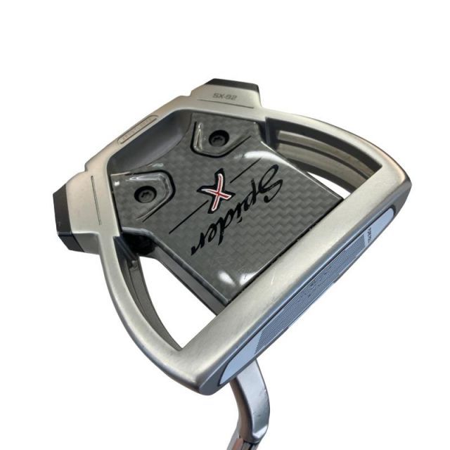 【中古】 テーラーメイド Spider X CHALK/WHITE スモールスラント 34インチ パター PT スチール(ブラック) (フレックスその他) メンズ 男性用 右利き 右用 Cランク ゴルフクラブ