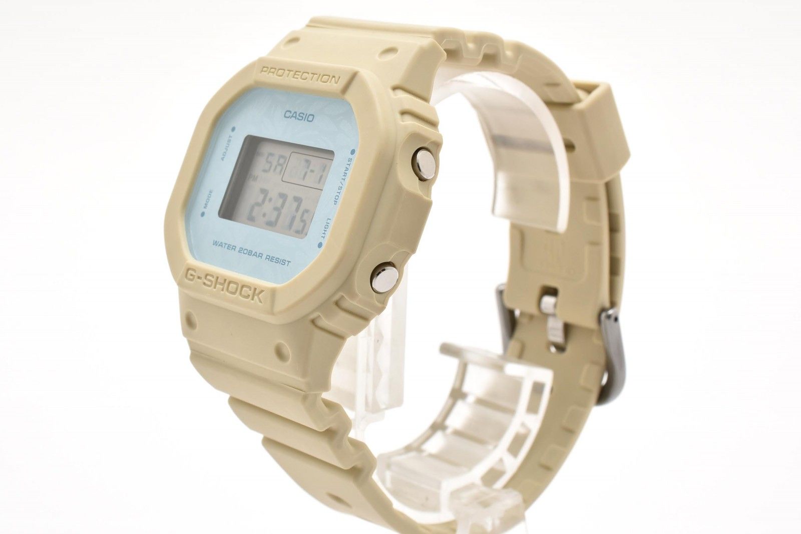 カシオ CASIO G-SHOCK GMD-S5600NC クォーツ デジタル 腕時計 ライトブルー液晶 レジンベルト レディース
