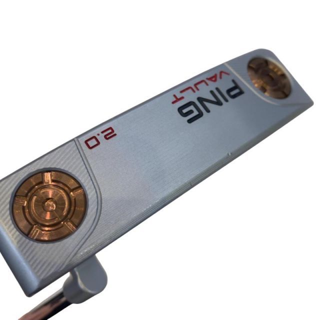 【中古】 ピン VAULT 2.0 DALE ANSER プラチナム(335g) 33インチ(PP58グリップ) パター PT スチール (フレックスその他) メンズ 男性用 右利き 右用 Bランク ゴルフクラブ