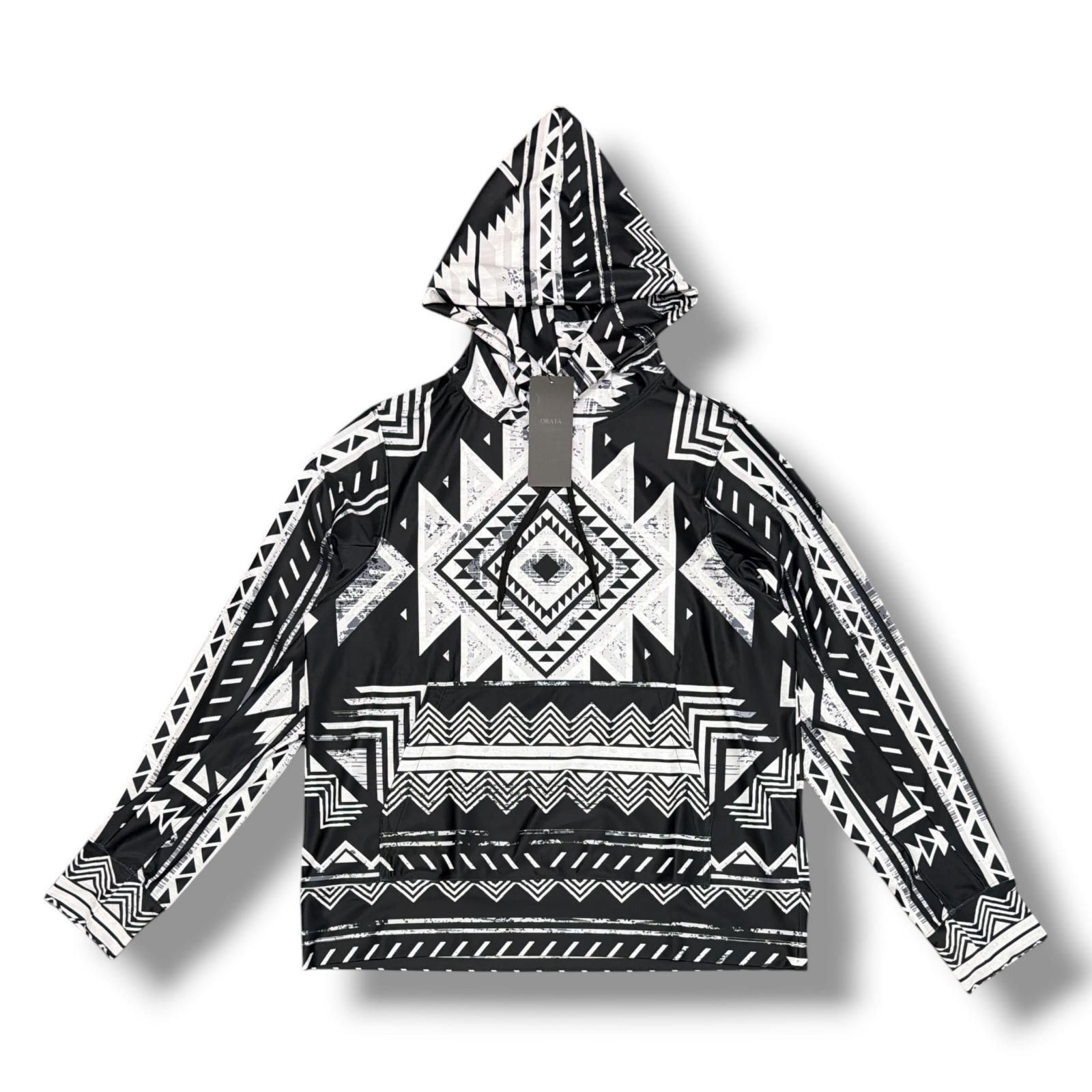 参考上代38500円 未使用 ORTA RUSH PULLOVER HOODIE ラッシュプルオーバーフーディー パーカー オラータ OR2-C-001 ネイティブブラック 3 （19447M） 参考上代38500円 未使用 ORTA RUSH PULLOVER HOODIE ラッシュプル