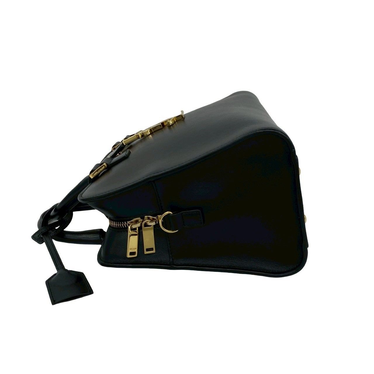 極 美品 SAINT LAURENT PARIS サンローランパリ ベイビーカバス レザー