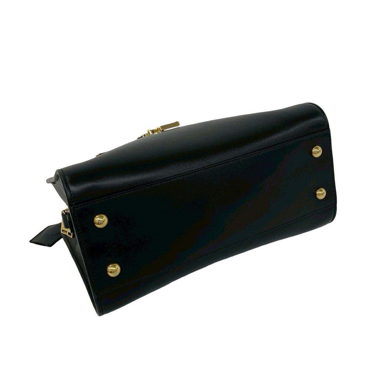 極 美品 SAINT LAURENT PARIS サンローランパリ ベイビーカバス レザー