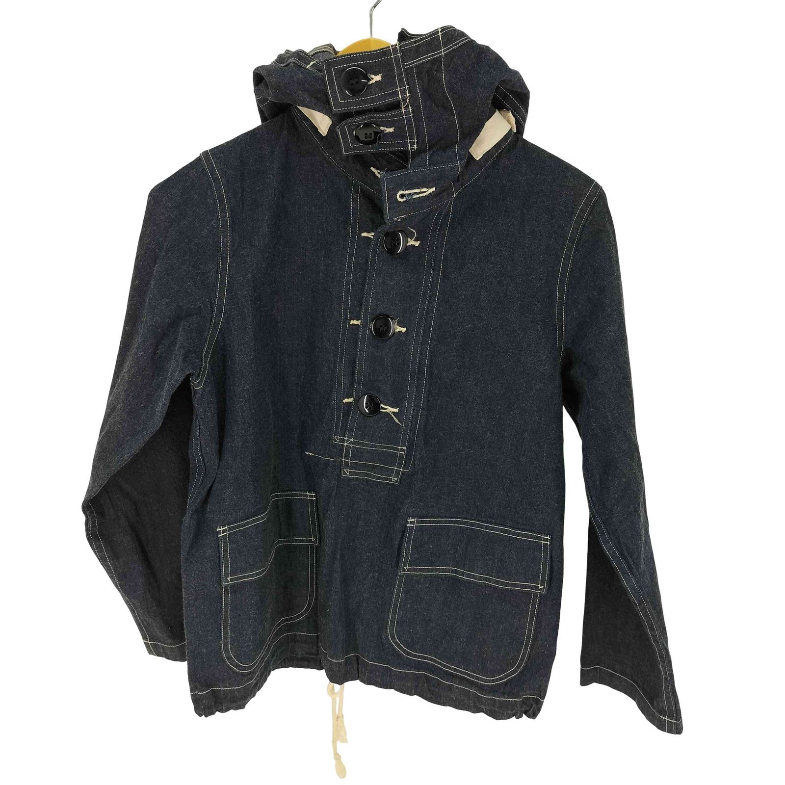 バズリクソンズ BUZZ RICKSONS DENIM GAS PROTECTIVE PARKA デニムガスプロテクティブパーカ メンズ JPN：XS