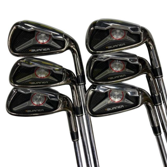 【中古】 テーラーメイド BURNER(2009) 6S アイアンセット IR NS PRO 950GH (フレックスS) メンズ 男性用 右利き 右用 Cランク ゴルフクラブ