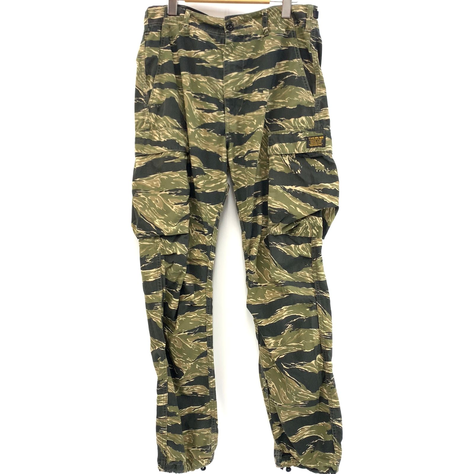 NEIGHBORHOOD ネイバーフッド MIL-BDU RIP/C-PT タイガーカモ リップストップ コットン カーゴパンツ 182AQNH-PTM02 迷彩 カーゴパンツ M グリーン メンズ _201