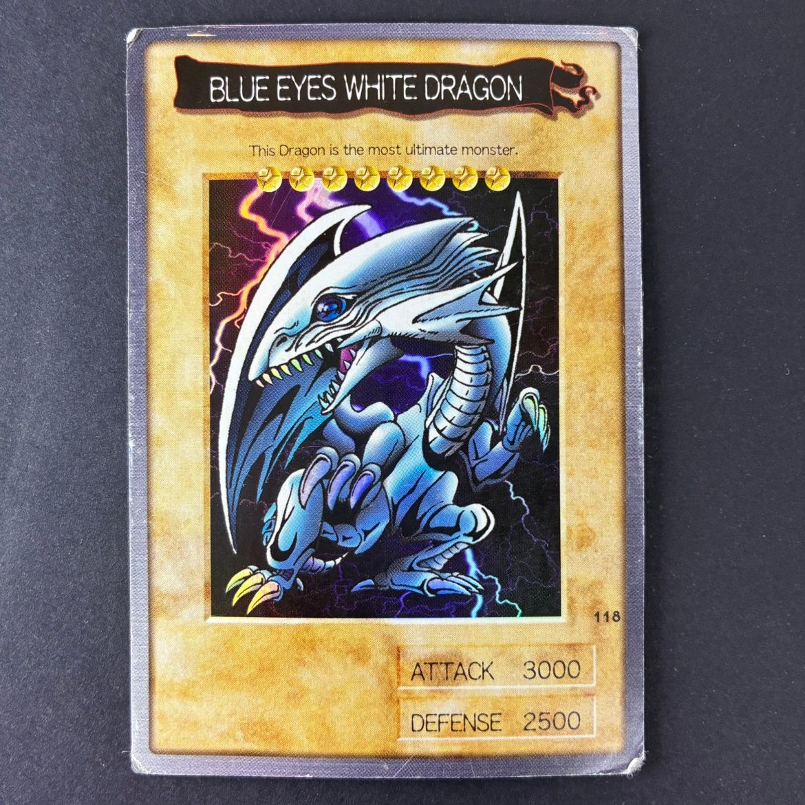 遊戯王 バンダイ版 青眼の白龍 ブルーアイズホワイトドラゴン 英語版
