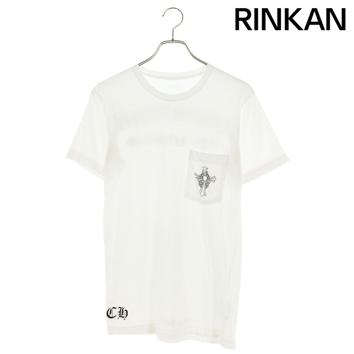 クロムハーツ CH T-SHRT LTD ロサンゼルス限定ラベルプリントポケットTシャツ メンズ S