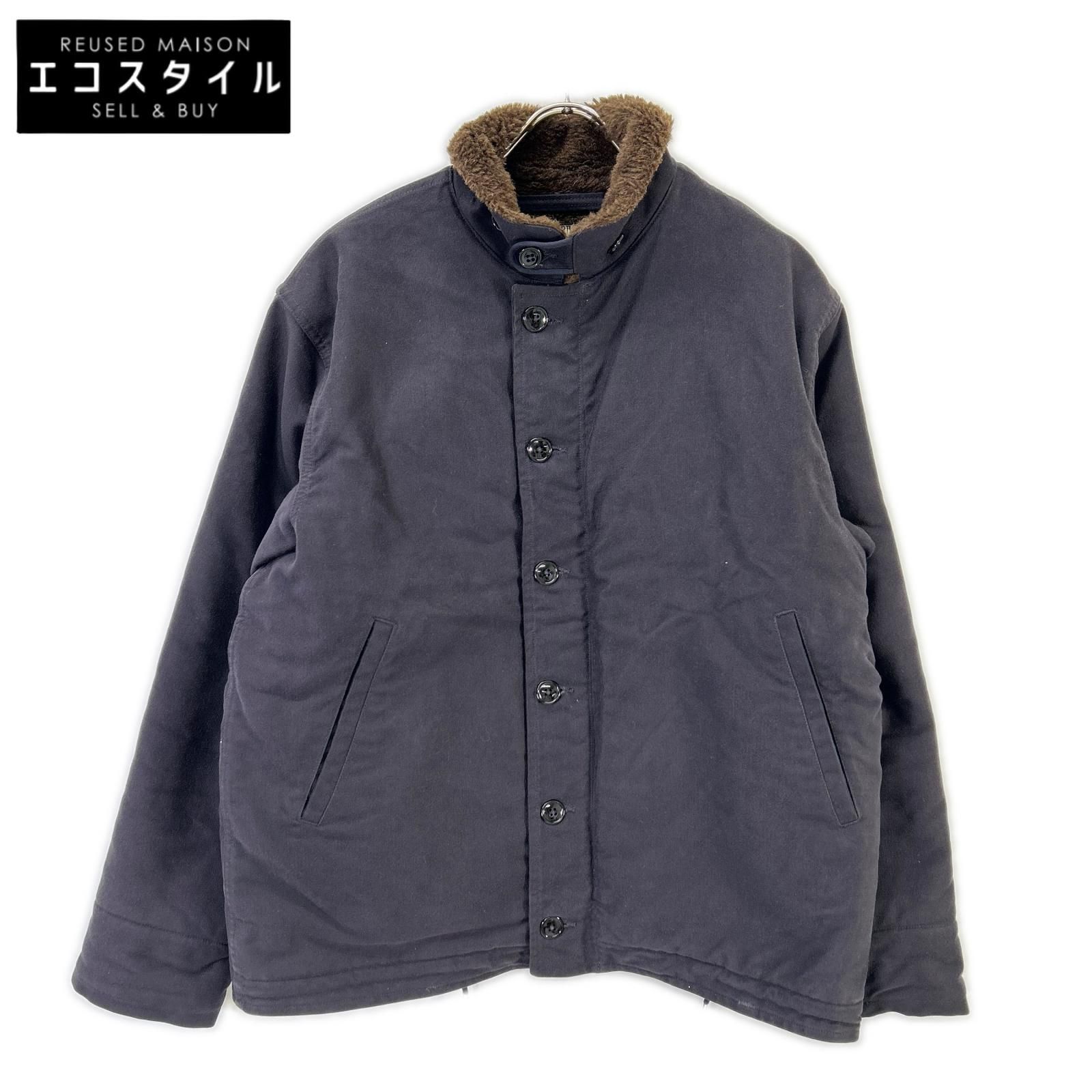 THE REAL MCCOY'S ザリアルマッコイズ ネイビー アルパカ襟 NXsx11235