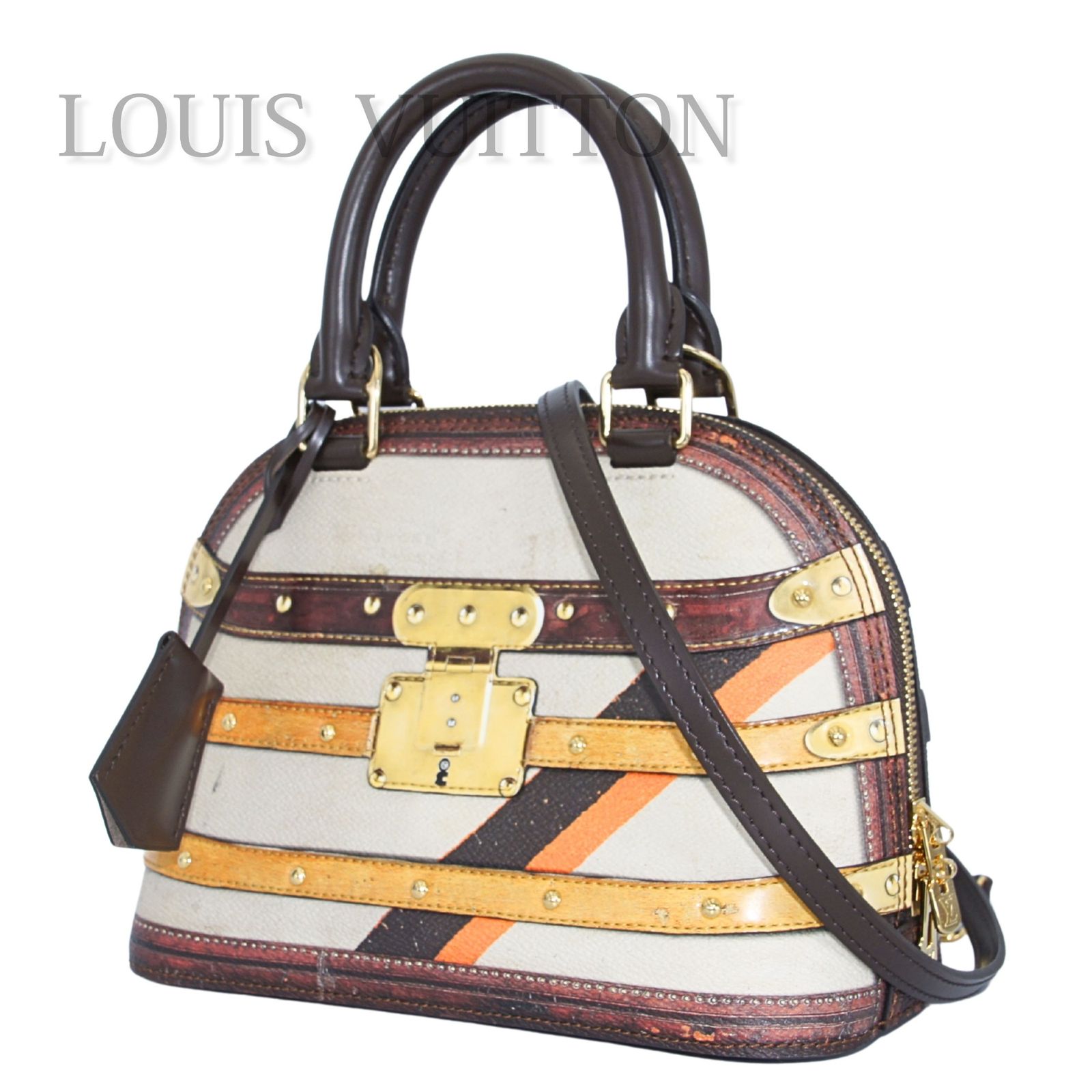【新品未使用品】LOUIS VUITTON ルイヴィトン タイムトランク アルマBB レディース ブラウン 茶 モノグラム ハンドバッグ ショルダーバッグ 2WAY 人気 高級 プレゼント M23620