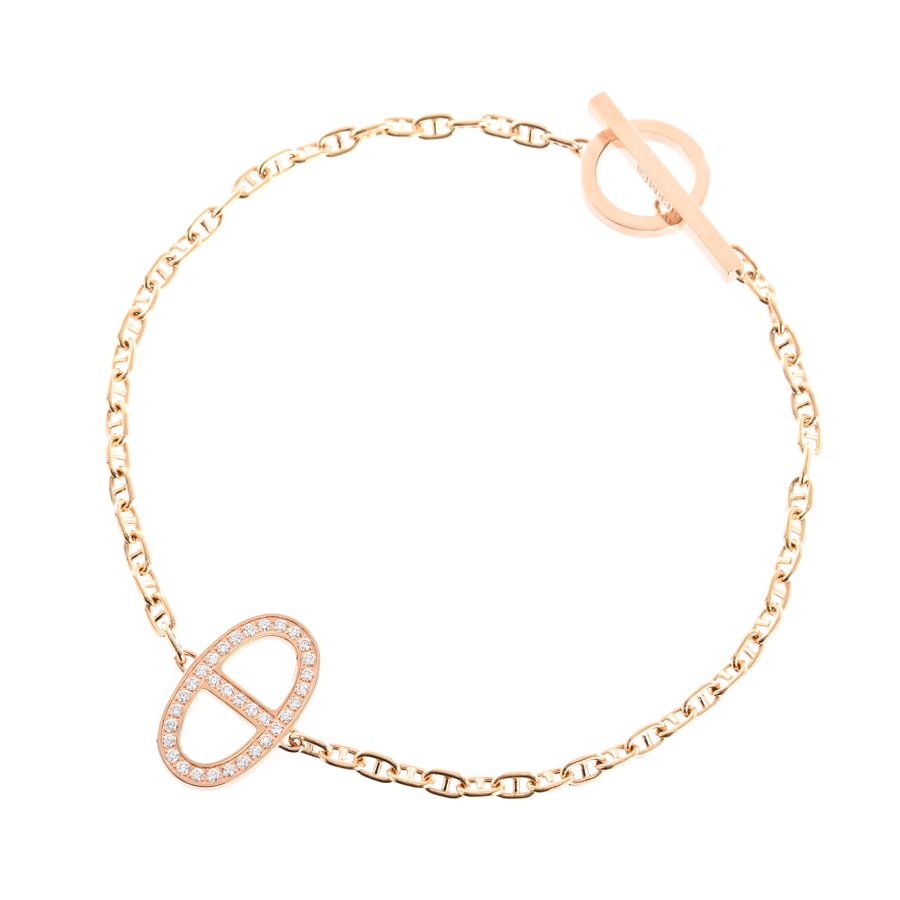 HERMES エルメス ブレスレット シェーヌダンクル コントゥール H122404B