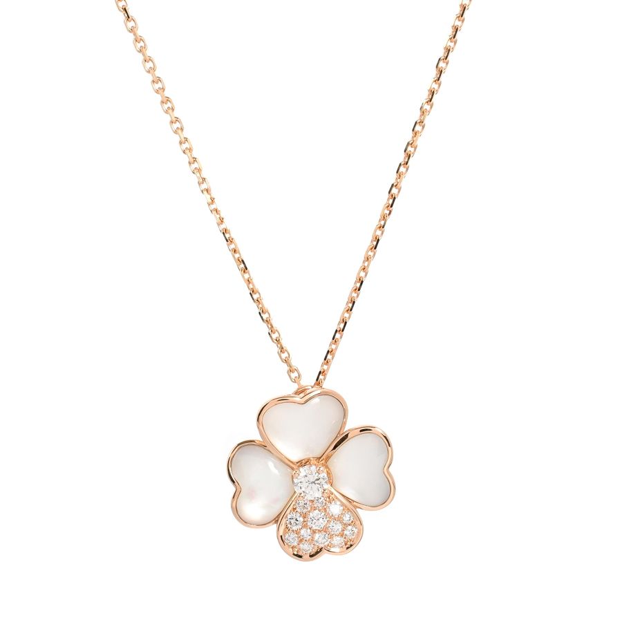 Van Cleef & Arpels ヴァンクリーフアーペル ネックレス コスモスクリップ VCARO5BV00