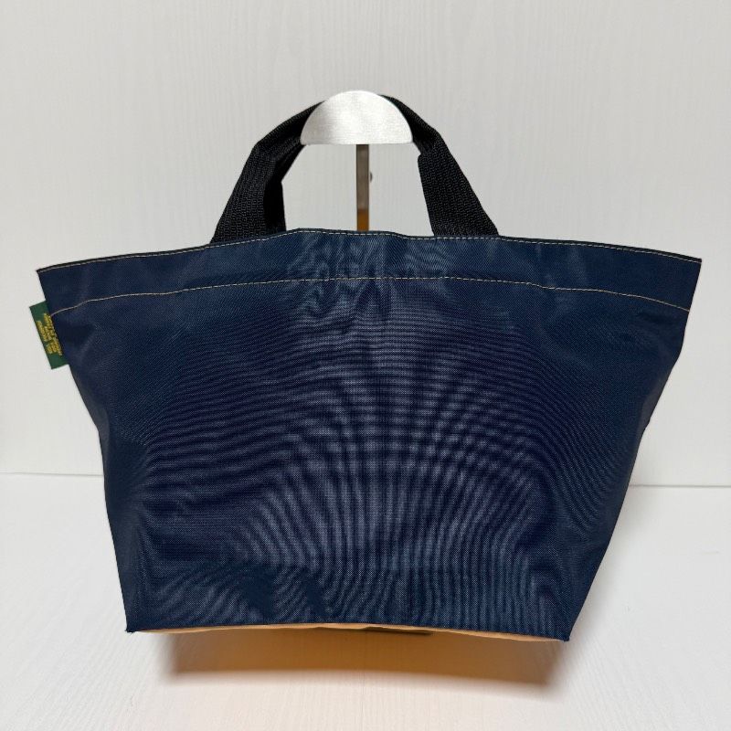Herve Chapelier エルベシャプリエ トートバッグ ネイビー オレンジ