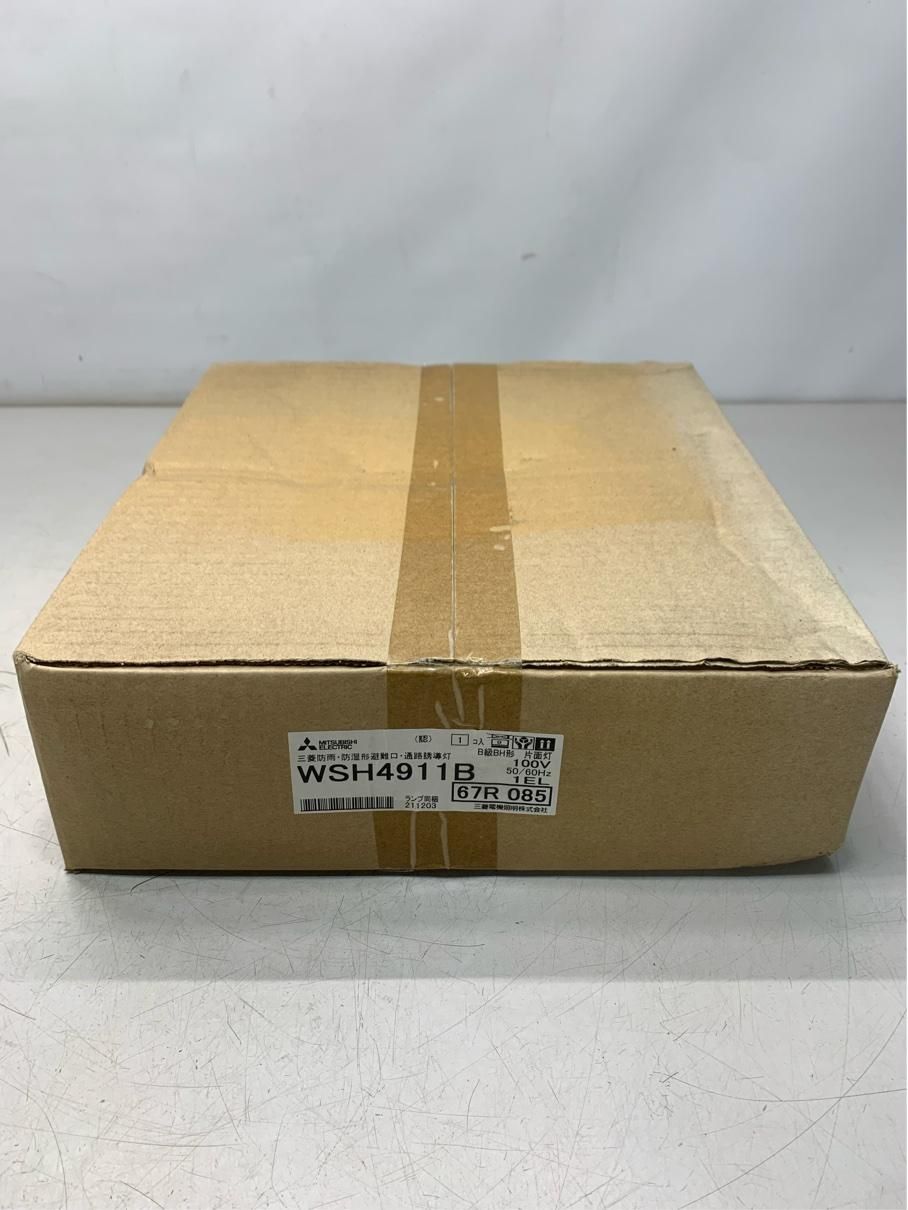 三菱 LED誘導灯 WSH4911B 1EL【21年製/新品未開封】防雨・防湿 A1358B08