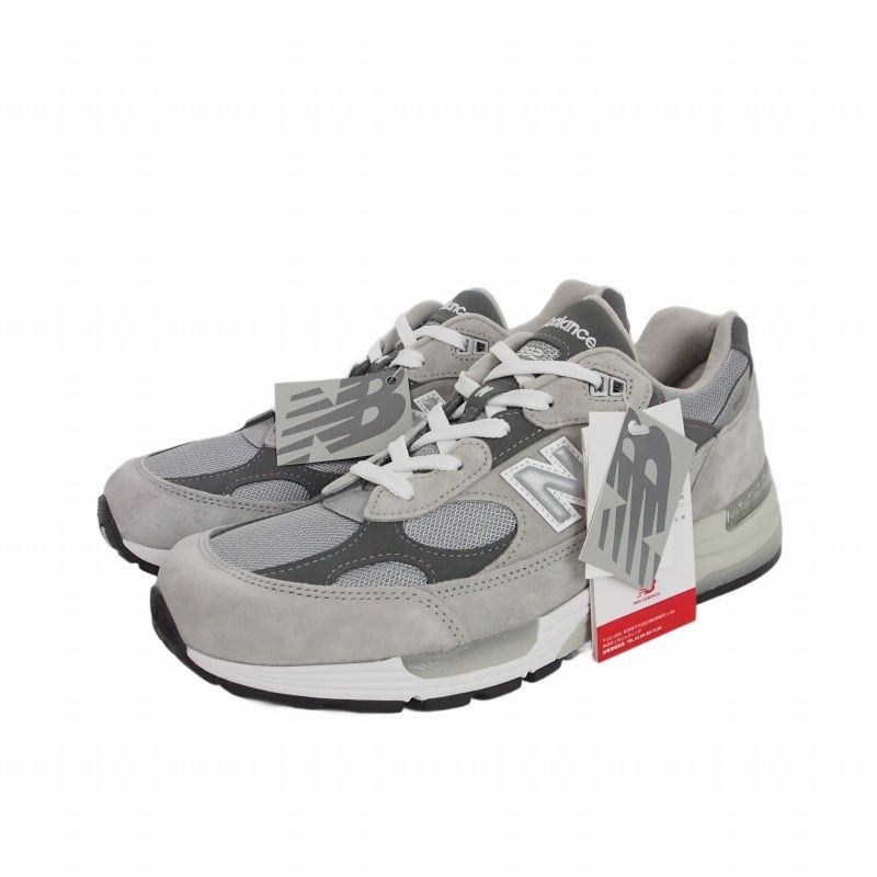 ニューバランス NEW BALANCE Made in USA 992 スニーカー 靴 US10 28cm グレー U992GY