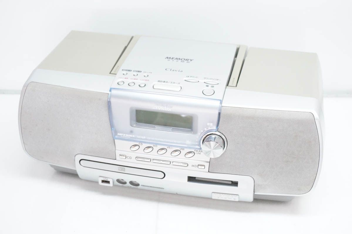 中古】JVC Victorビクター CDMDメモリーポータブルシステム Clavia