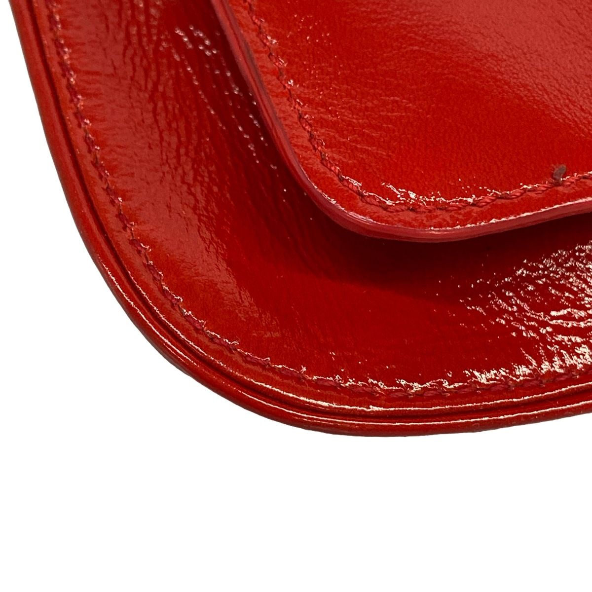LOEWE(ロエベ) クラッチバッグ - レッド マチなし レザー - メルカリ