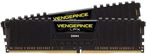 CORSAIR VENGEANCE LPX DDR4 メモリ 32GB(16GB×2)最大3200MHz対応 Intel XMP対応 CL18 デスクトップPC用 ブラック CMK32GX4M2C3200C18i