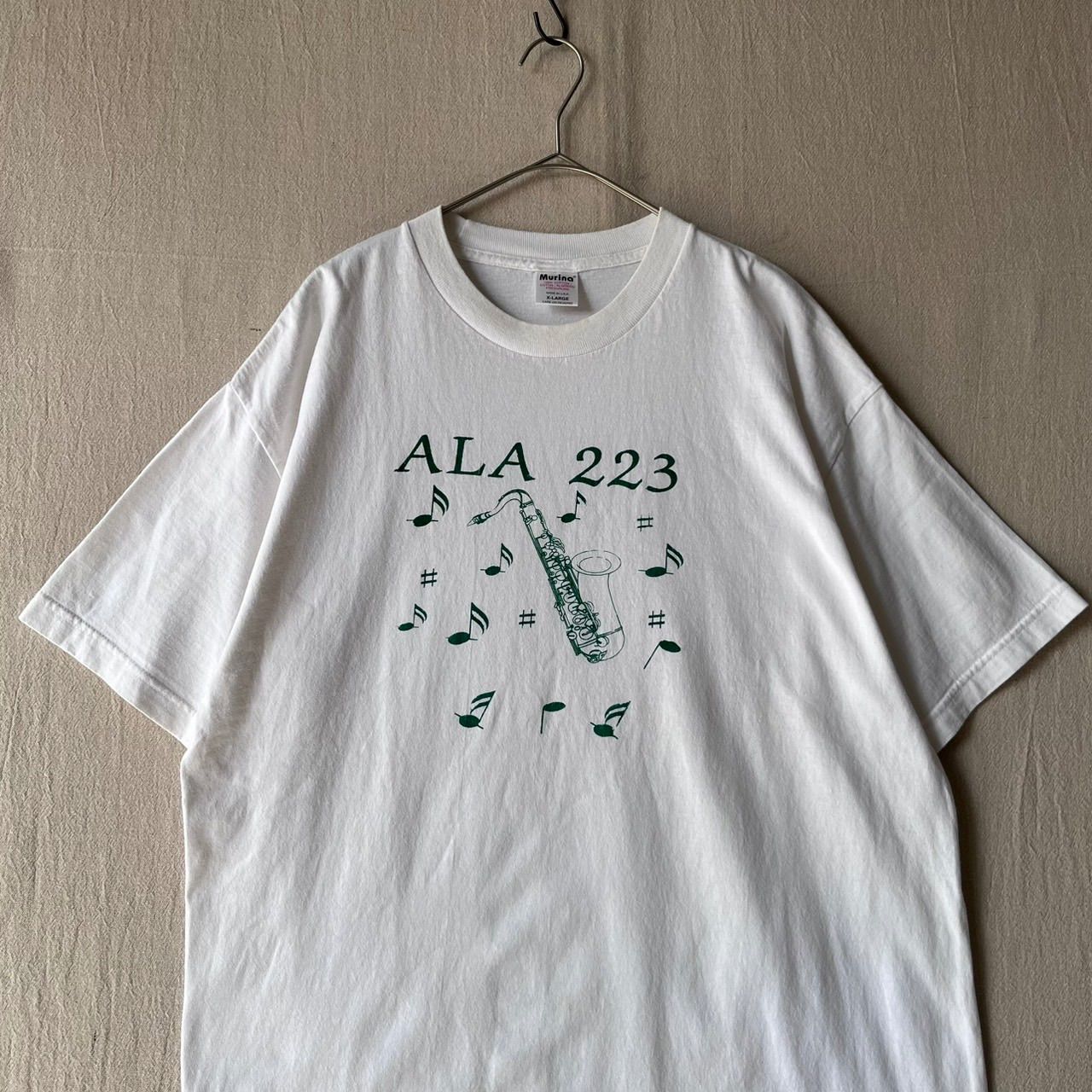 USA製 90s Vintage Tシャツ / XL コットン ホワイト プリント 音楽 ジャズ 半袖 ビンテージ T6-07015-999