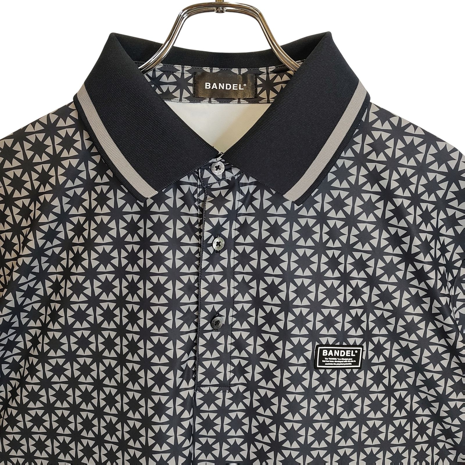 BANDEL GOLF バンデルゴルフ ALLOVER S/S POLO SHIRTS 総柄 半袖