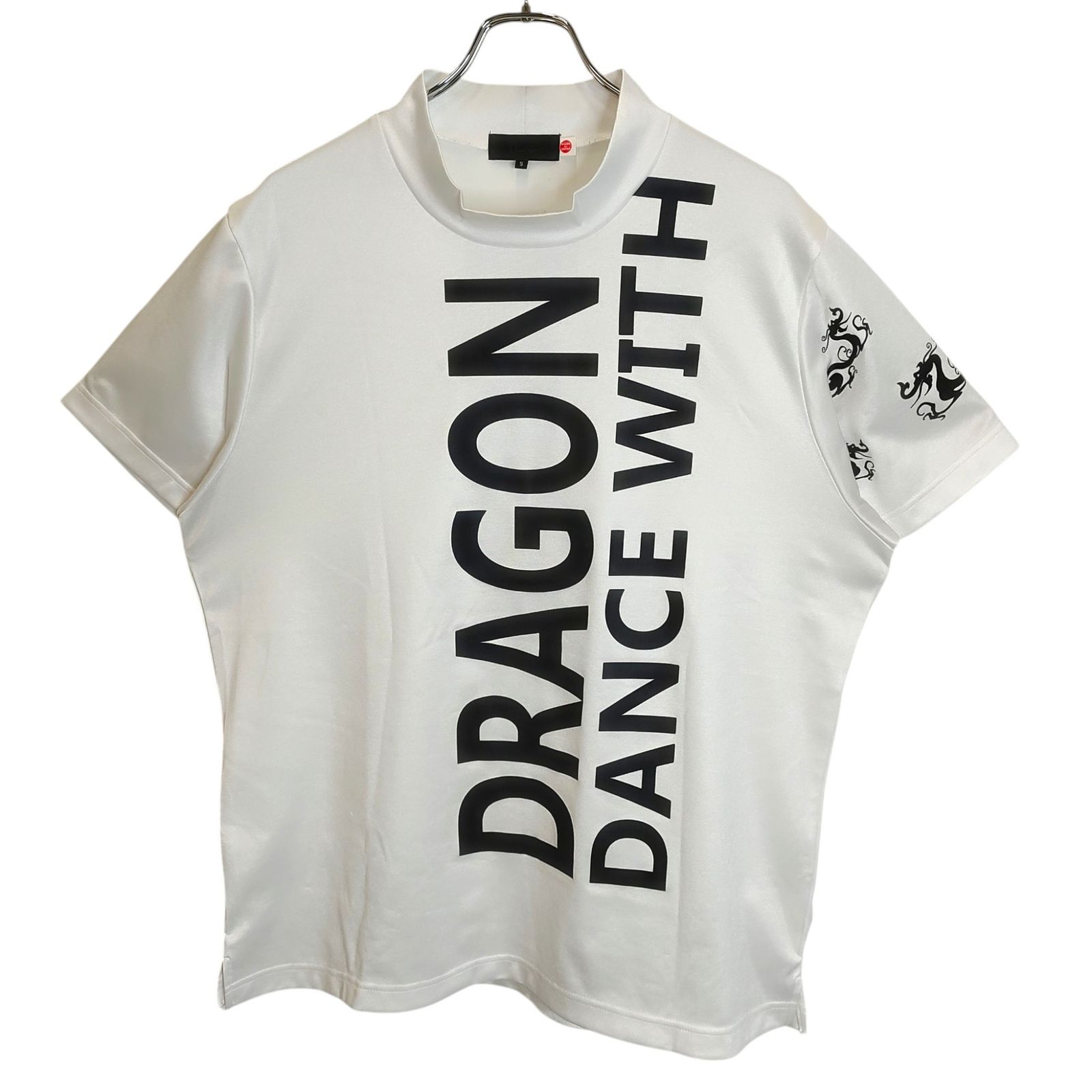 DANCE WITH DRAGON ダンスウィズドラゴン ゴルフ 半袖 モックネック T