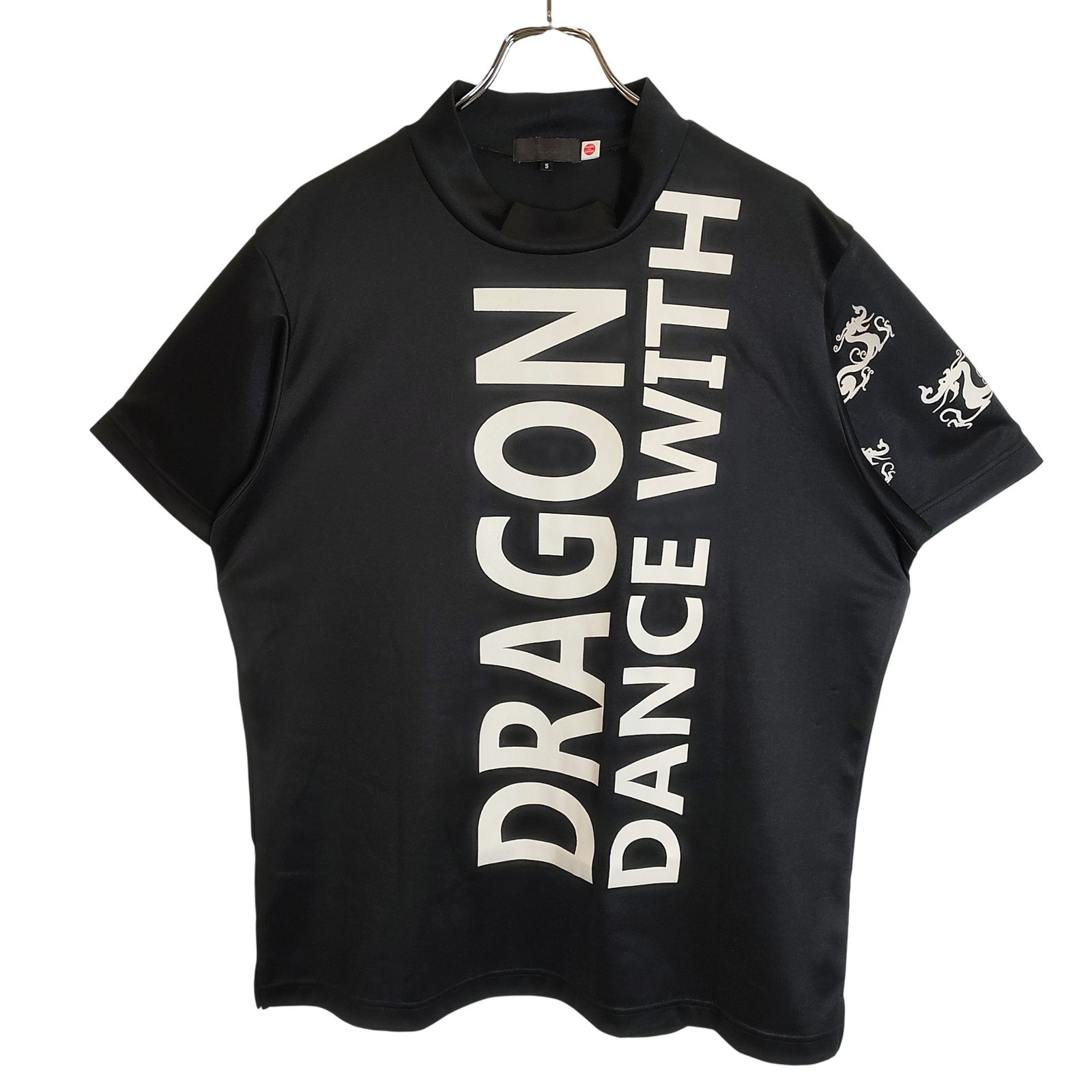 DANCE WITH DRAGON ダンスウィズドラゴン ゴルフ 半袖 モックネック T