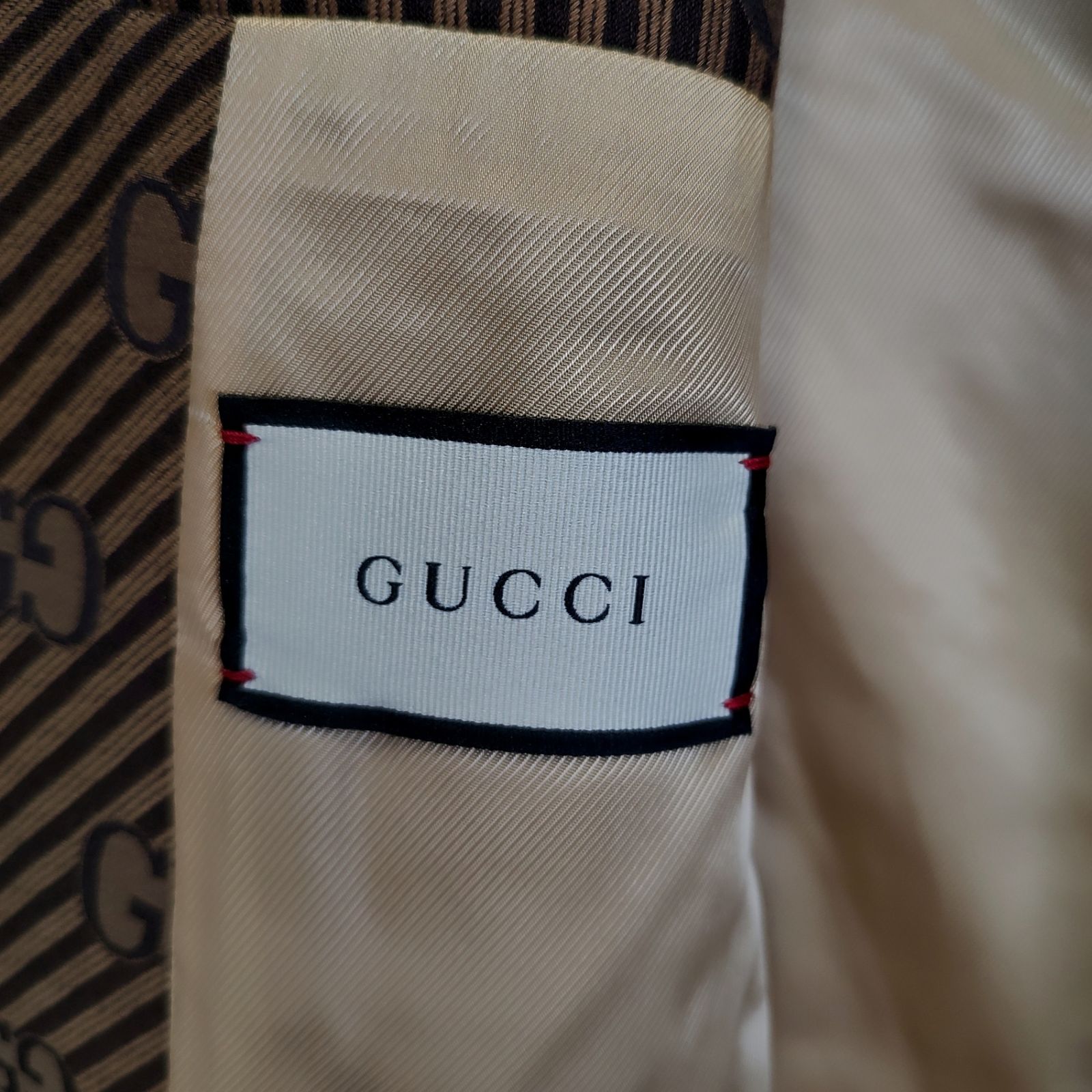 GUCCI グッチ 20AW GG Jacquard Jacket GG総柄 ストライプ ジャガード