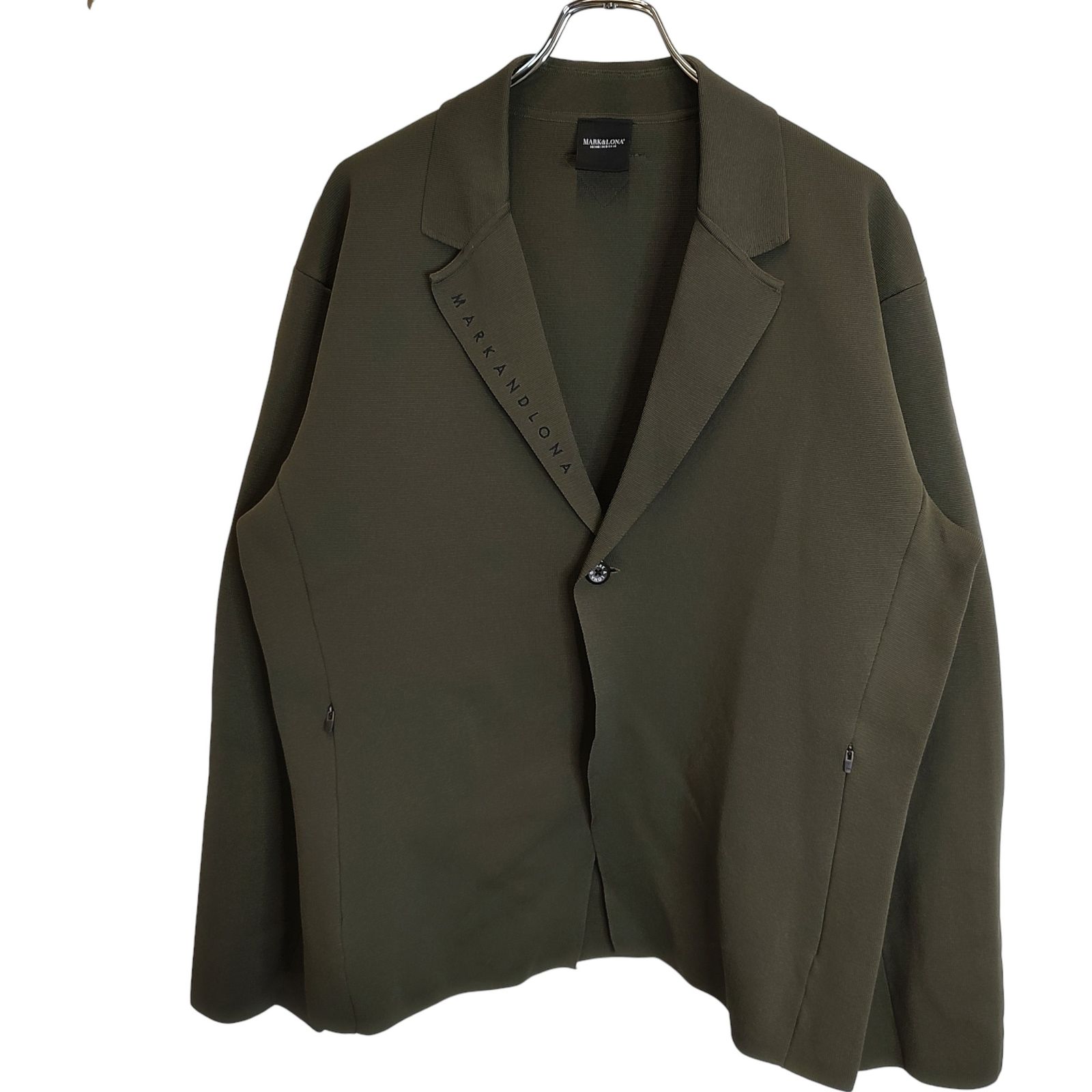 マークアンドロナ 【 MARK&LONA 】ジャケット khaki MARK&LONA マークアンドロナ ゴルフ 25SS CODE COLLECTION CD12-MLBZ