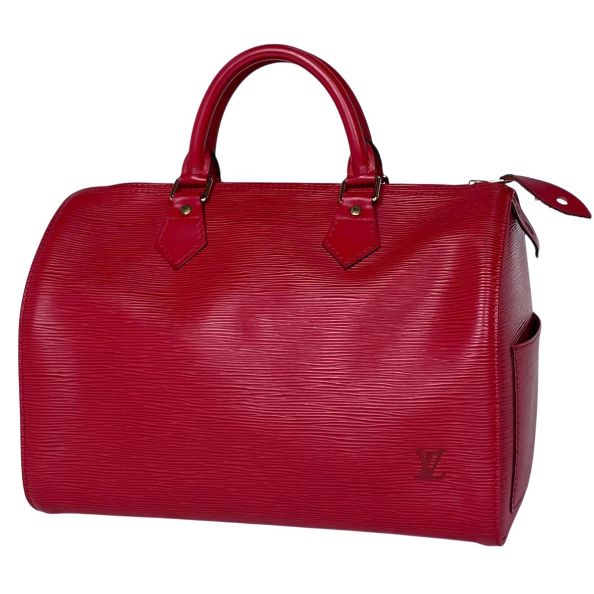 ルイ・ヴィトン Louis Vuitton スピーディ30 ハンドバッグ ボストンバッグ エピ カスティリアンレッド M43007 レディース 【中古】