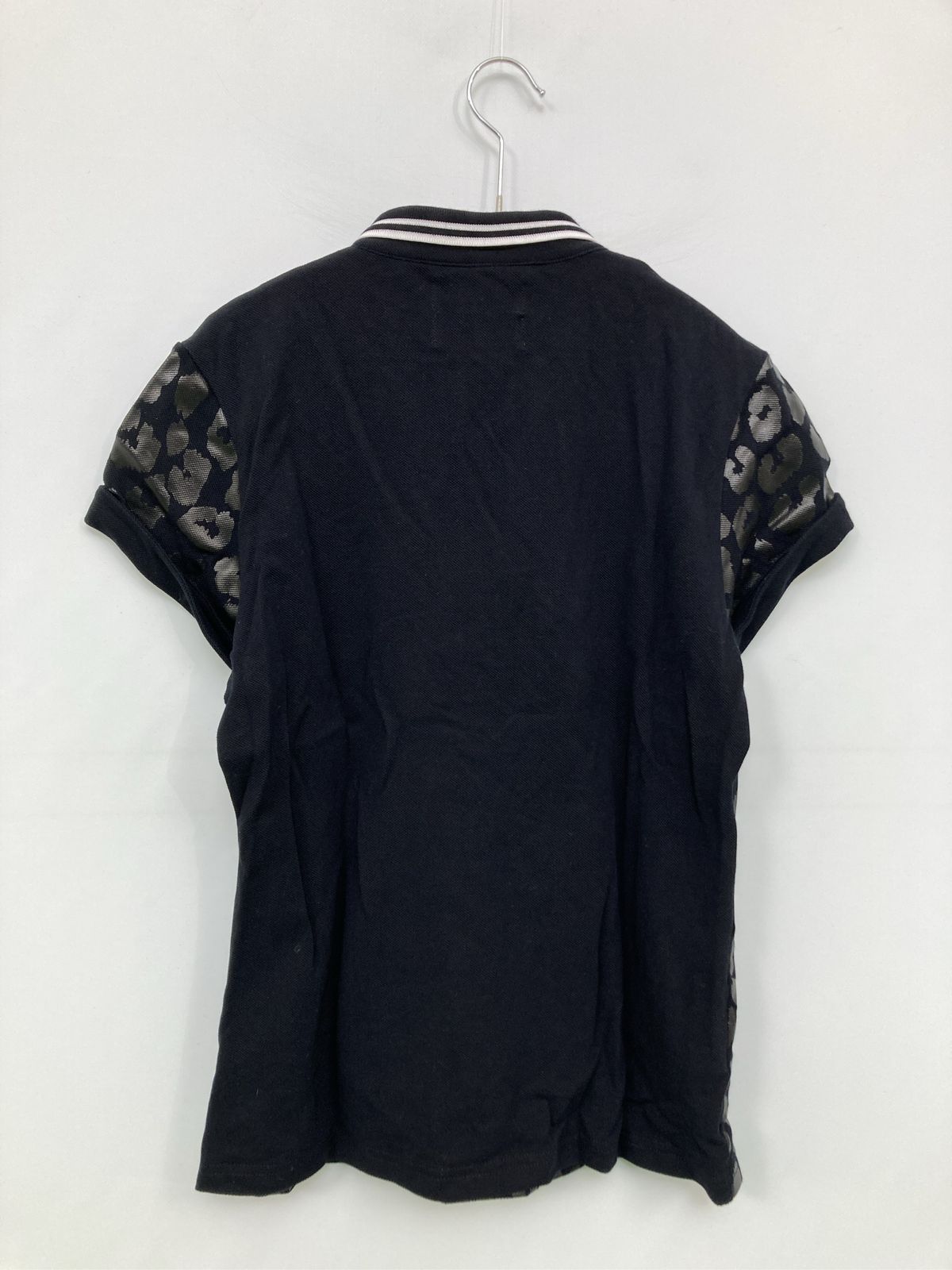 FRED PERRY フレッドペリー ポロシャツ USA 6 ブラック その他総柄