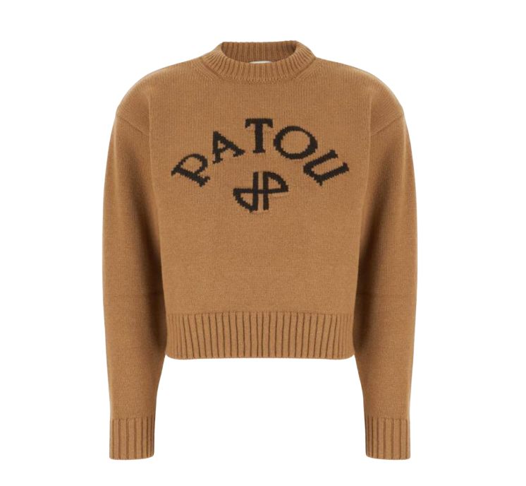 PATOU ウールとカシミヤのプルオーバー ニット