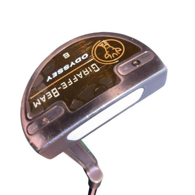 【中古】 オデッセイ GIRAFFE-BEAM #6 34インチ パター PT STROKE LAB 90 スチール (フレックスその他) メンズ 男性用 右利き 右用 Cランク ゴルフクラブ