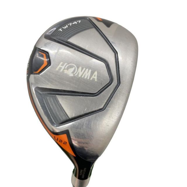 【中古】 本間ゴルフ TOUR WORLD TW747 22° ユーティリティ UT VIZARD UT-H7 (フレックスその他) メンズ 男性用 右利き 右用 Cランク ゴルフクラブ