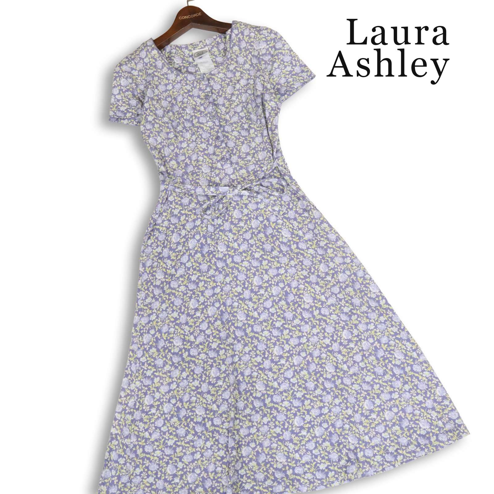 英国製☆ Laura Ashley ローラアシュレイ 春夏 花柄 フラワー総柄