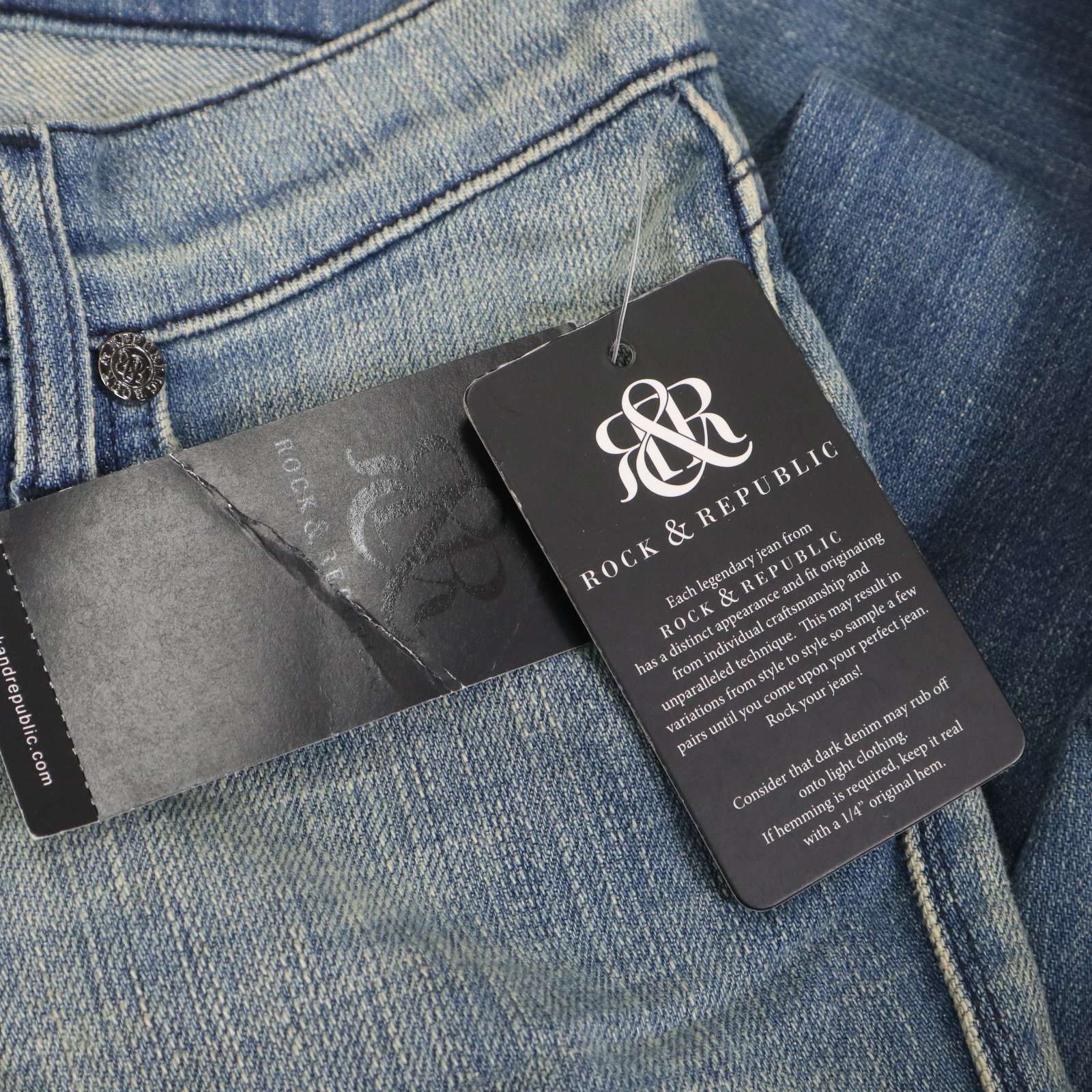 新品 Y2K】 ROCK&REPUBLIC ロックアンドリパブリック USED加工 ブーツ