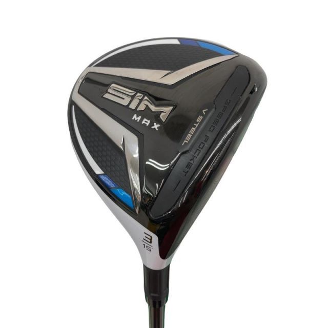 【中古】 テーラーメイド SIM MAX 3W フェアウェイウッド FW TENSEI BLUE TM50(FW) (フレックスSR) メンズ 男性用 右利き 右用 Cランク ゴルフクラブ