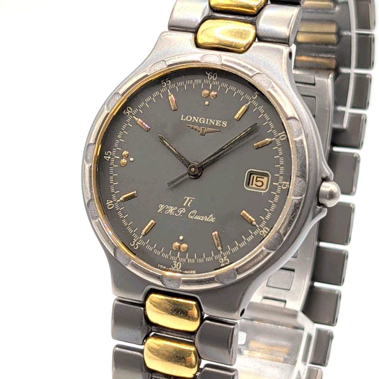 LONGINES Conquest Watch Quartz Men's Silver dial Date Y2K 00S