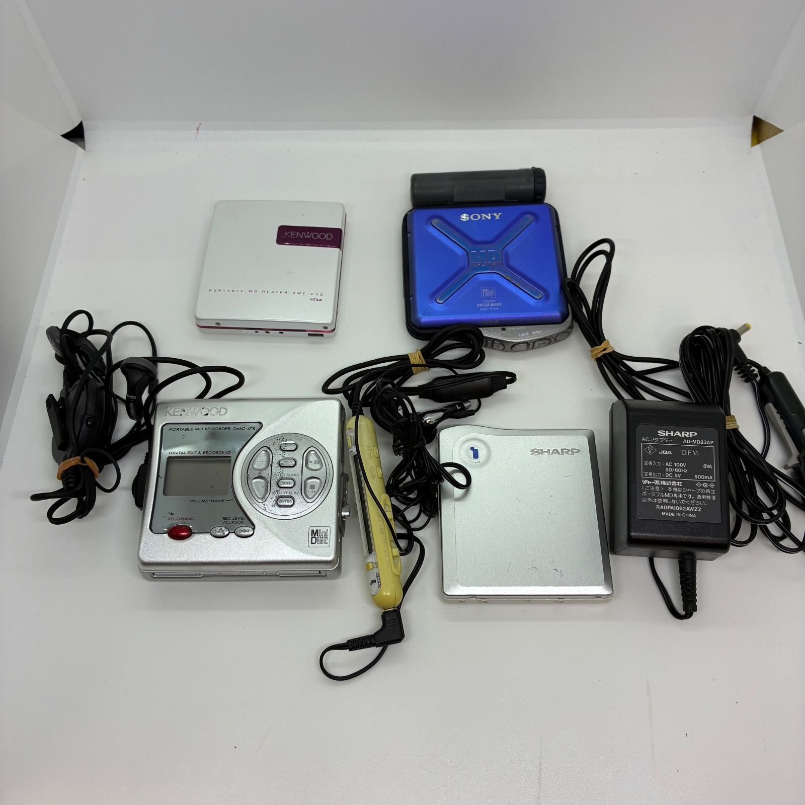 MD プレーヤー 4台セット 現状品 ジャンク ジャンク品】ポータブルMDプレーヤー4台まとめセット - メルカリ