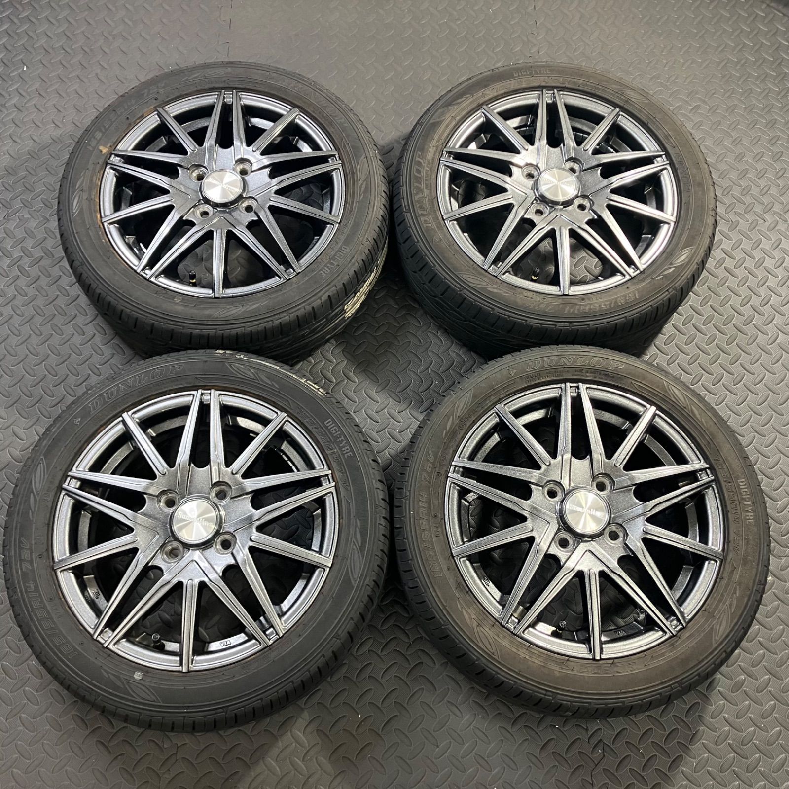 19年製 165/55R14 ダンロップ EC202 トレジャーワン ヒューマンライン 