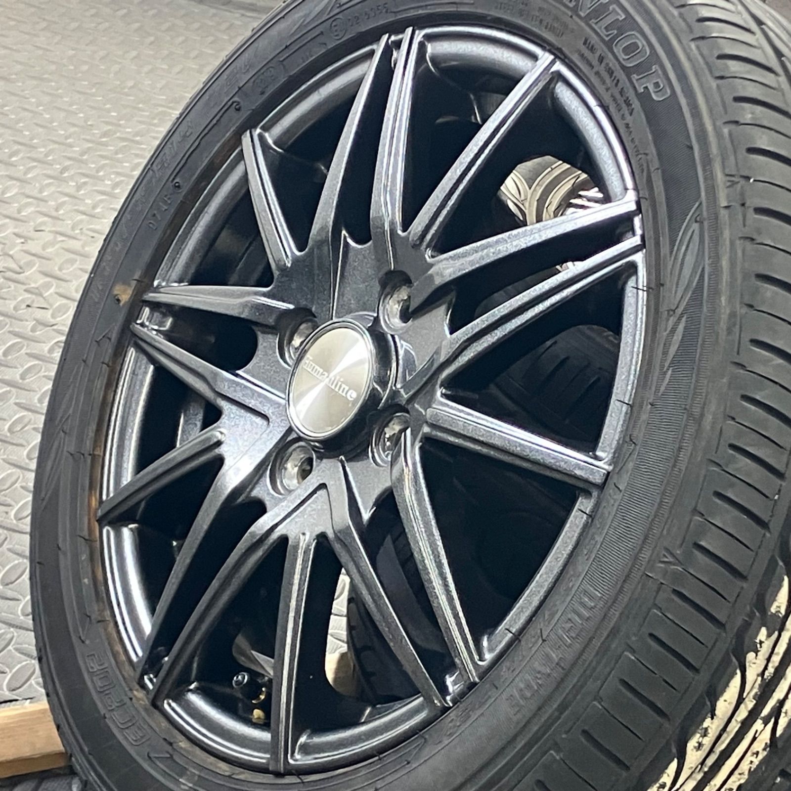 19年製 165/55R14 ダンロップ EC202 トレジャーワン ヒューマンラインHS-01ミラジーノ パレット ライフ オッティ 夏タイヤ 4本【A3535AL14】
