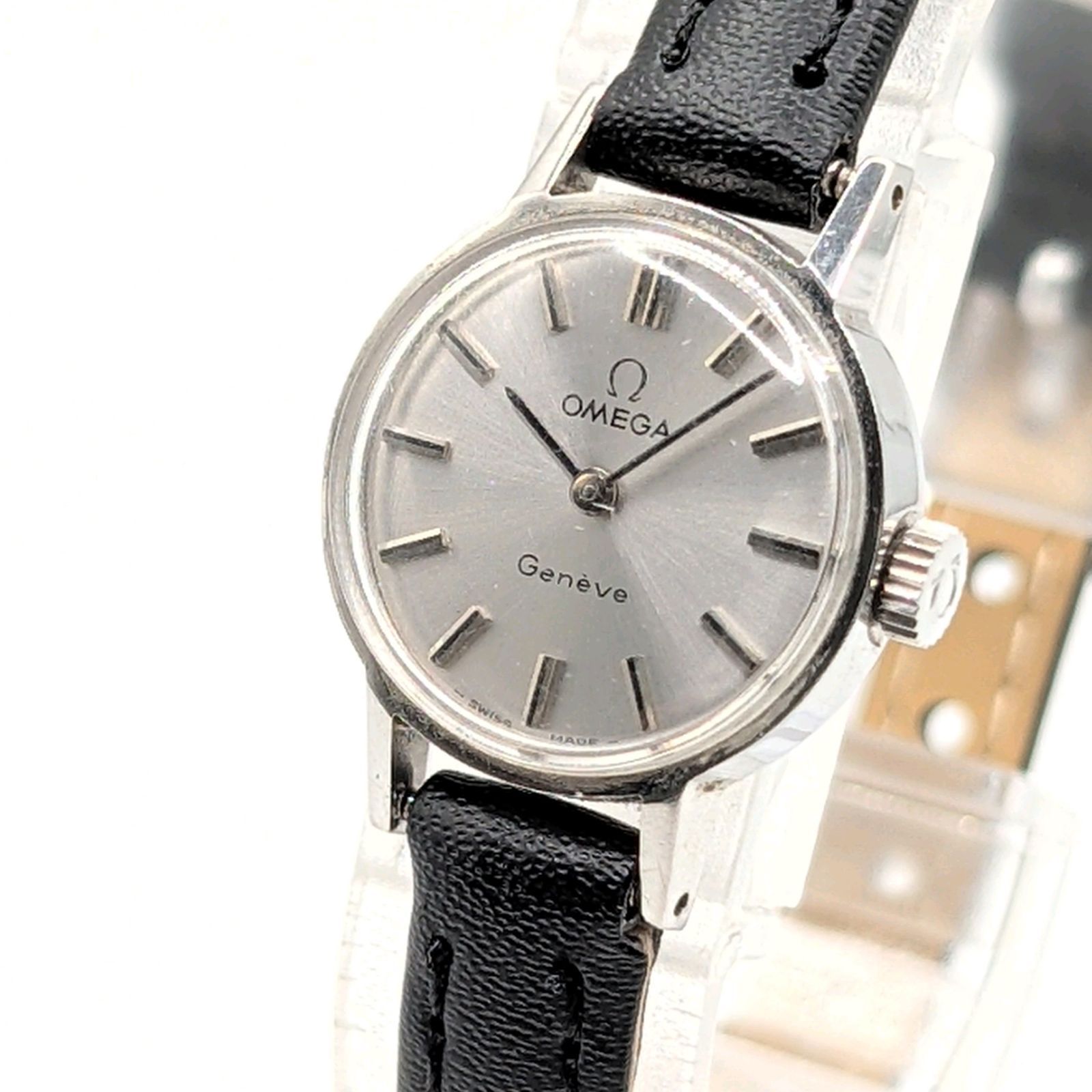 OMEGA Geneve Watch Hand-Winding Ladies Round Silver dial Y2K オメガ ジュネーブ 時計 手巻き式 レディース ラウンド シルバー シルバー文字盤 ヴィンテージ 稼働品